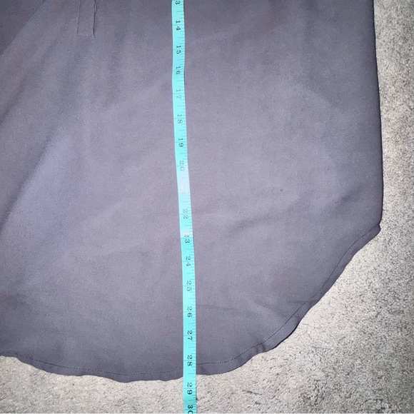 Torrid georgette pullover blouse in nine iron charcoal gray torrid size 1 (1X). - Picture 11 of 11